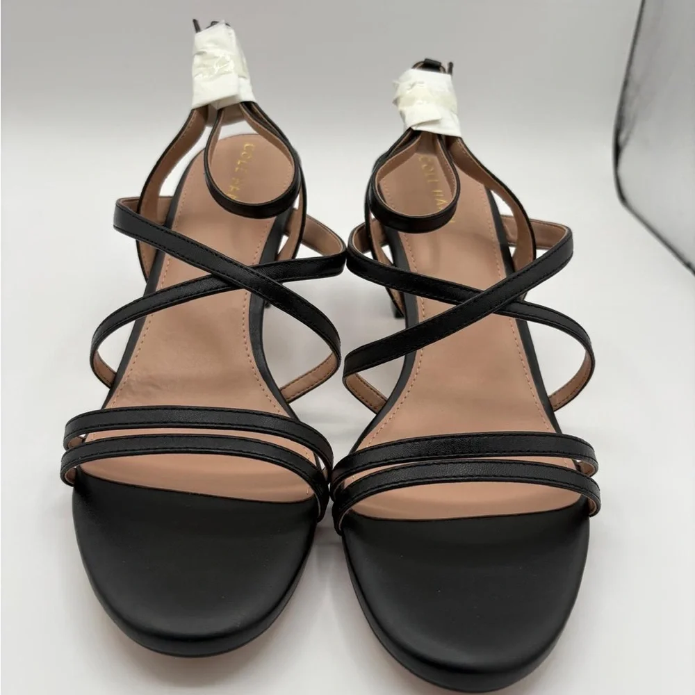 New Cole Haan Addie strap black heels women’s size 6.5
